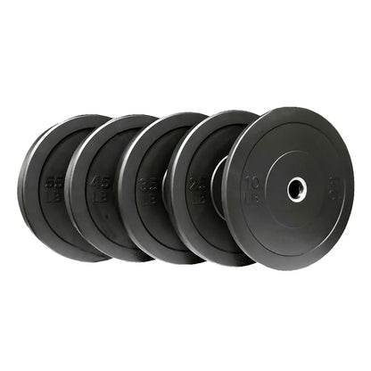 Black 2'' Olympic Low Bounce Weight Plates